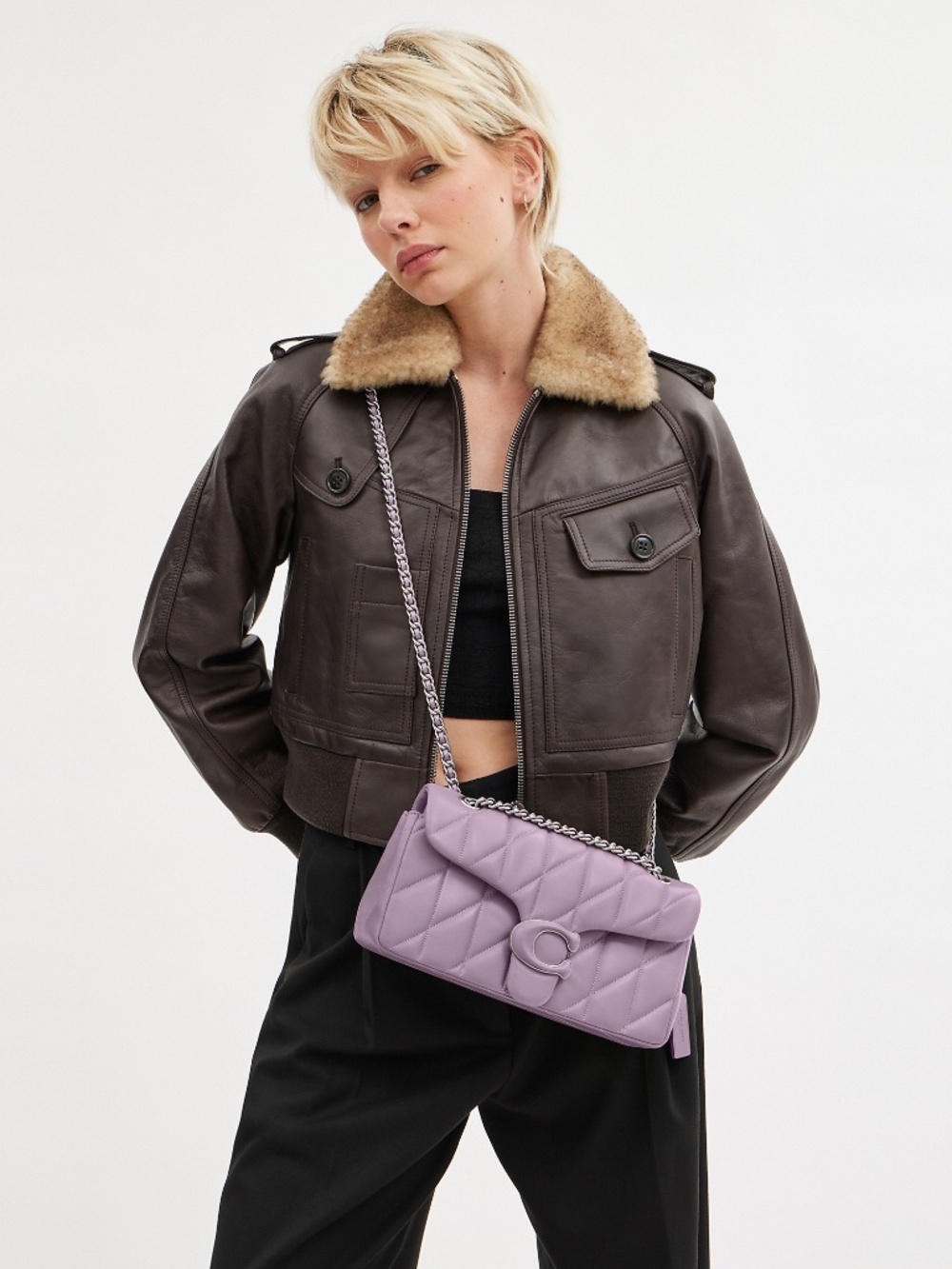 Coach Tabby Shoulder Bag 26 With Quilting